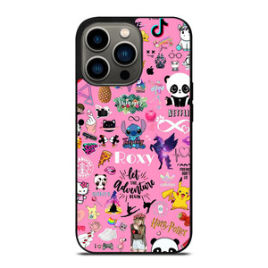 ROXY CARTOON PINK COLLAGE iPhone 13 Pro Case Cover ROXY CARTOON PINK COLLAGE iPhone 13 Pro Case Cover
