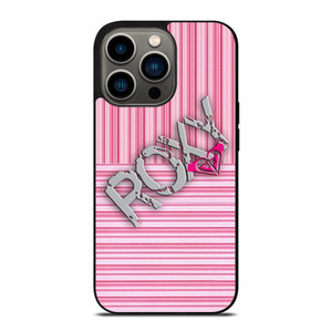 ROXY PINK STRIPE EMBLEM iPhone 13 Pro Case Cover
