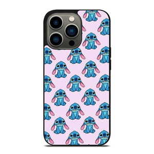 STITCH CARTOON PINK PATTERN iPhone 13 Pro Case Cover