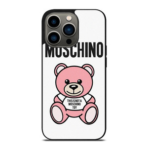 THIS IS NOT MOSCHINO TOY BEAR PINK iPhone 13 Pro Case Cover THIS IS NOT MOSCHINO TOY BEAR PINK iPhone 13 Pro Case Cover