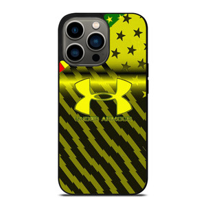 UNDER ARMOUR AMERICAN FLAG YELLOW iPhone 13 Pro Case Cover UNDER ARMOUR AMERICAN FLAG YELLOW iPhone 13 Pro Case Cover