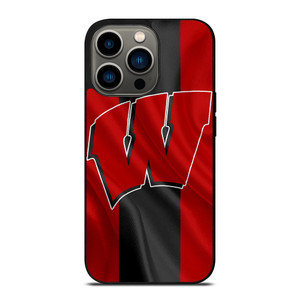 WISCONSIN BADGERS FLAG iPhone 13 Pro Case Cover WISCONSIN BADGERS FLAG iPhone 13 Pro Case Cover