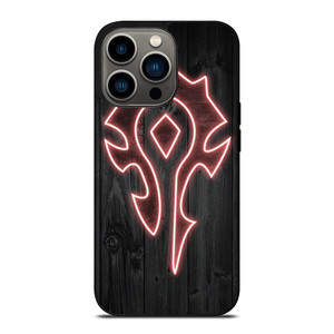 WORLD OF WARCRAFT HORDE WOOD LOGO iPhone 13 Pro Case Cover WORLD OF WARCRAFT HORDE WOOD LOGO iPhone 13 Pro Case Cover