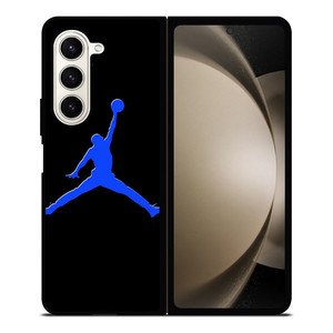 AIR JORDAN BLUE LOGO Samsung Galaxy Z Fold 5 Case Cover AIR JORDAN BLUE LOGO Samsung Galaxy Z Fold 5 Case Cover