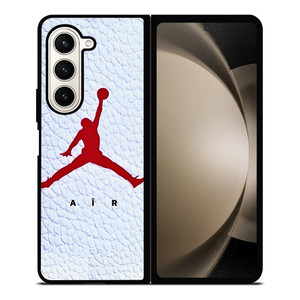AIR JORDAN WHITE LEATHER Samsung Galaxy Z Fold 5 Case Cover AIR JORDAN WHITE LEATHER Samsung Galaxy Z Fold 5 Case Cover