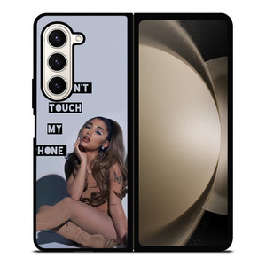 ARIANA GRANDE DONT TOUCH MY PHONE 2 Samsung Galaxy Z Fold 5 Case Cover ARIANA GRANDE DONT TOUCH MY PHONE 2 Samsung Galaxy Z Fold 5 Case Cover