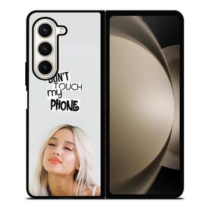 ARIANA GRANDE DONT TOUCH MY PHONE Samsung Galaxy Z Fold 5 Case Cover ARIANA GRANDE DONT TOUCH MY PHONE Samsung Galaxy Z Fold 5 Case Cover
