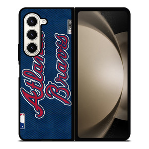 ATLANTA BRAVES BASEBALL KIT EMBLEM Samsung Galaxy Z Fold 5 Case Cover