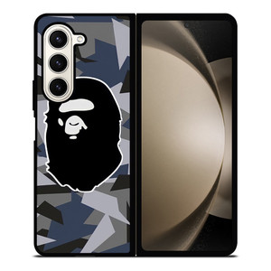 BAPE ABSTRACT POLYGONAL LOGO Samsung Galaxy Z Fold 5 Case Cover BAPE ABSTRACT POLYGONAL LOGO Samsung Galaxy Z Fold 5 Case Cover