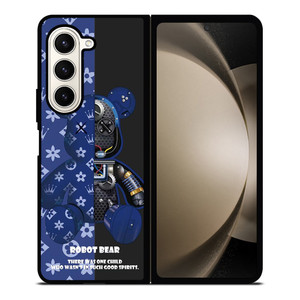 BEAR BRICK KAWS ROBOT BLUE Samsung Galaxy Z Fold 5 Case Cover