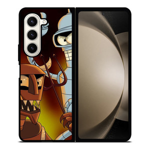 BENDER ROBOT DEVIL FUTURAMA CARTOON Samsung Galaxy Z Fold 5 Case Cover