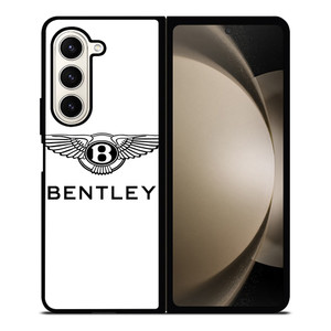 BENTLEY WHITE LOGO Samsung Galaxy Z Fold 5 Case Cover BENTLEY WHITE LOGO Samsung Galaxy Z Fold 5 Case Cover
