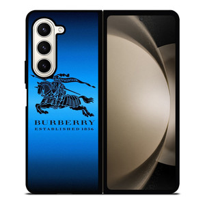 BURBERRY BLUE LOGO Samsung Galaxy Z Fold 5 Case Cover BURBERRY BLUE LOGO Samsung Galaxy Z Fold 5 Case Cover