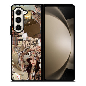 BURBERRY DANIELLE NEWJEANS Samsung Galaxy Z Fold 5 Case Cover BURBERRY DANIELLE NEWJEANS Samsung Galaxy Z Fold 5 Case Cover