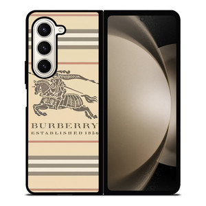BURBERRY STRIPE LOGO Samsung Galaxy Z Fold 5 Case Cover BURBERRY STRIPE LOGO Samsung Galaxy Z Fold 5 Case Cover