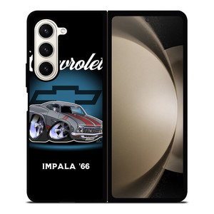 CHEVROLET IMPALA 66 CARTOON Samsung Galaxy Z Fold 5 Case Cover CHEVROLET IMPALA 66 CARTOON Samsung Galaxy Z Fold 5 Case Cover
