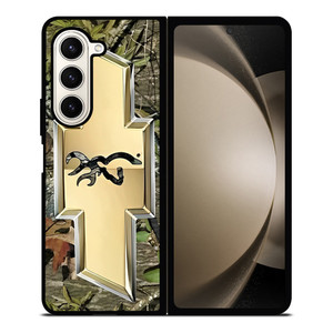 CHEVY CHEVROLET BROWNING CAMO LEAF Samsung Galaxy Z Fold 5 Case Cover CHEVY CHEVROLET BROWNING CAMO LEAF Samsung Galaxy Z Fold 5 Case Cover