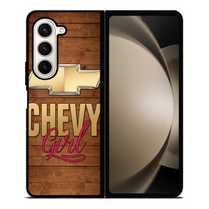 CHEVY GIRL WOOD LOGO Samsung Galaxy Z Fold 5 Case Cover CHEVY GIRL WOOD LOGO Samsung Galaxy Z Fold 5 Case Cover