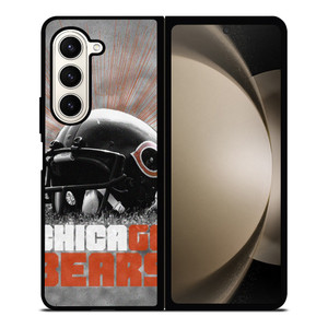 CHICAGO BEARS FOOTBALL NFL HELMET Samsung Galaxy Z Fold 5 Case Cover CHICAGO BEARS FOOTBALL NFL HELMET Samsung Galaxy Z Fold 5 Case Cover