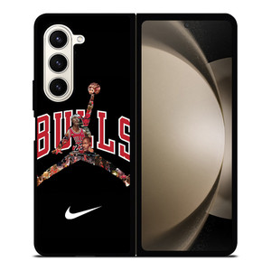 CHICAGO BULLS MICHAEL JORDAN JUMP NIKE Samsung Galaxy Z Fold 5 Case Cover
