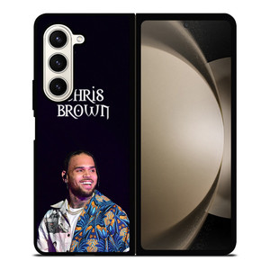 CHRIS BROWN LOGO Samsung Galaxy Z Fold 5 Case Cover CHRIS BROWN LOGO Samsung Galaxy Z Fold 5 Case Cover