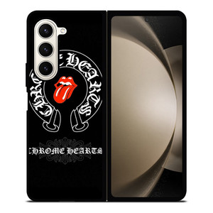CHROME HEARTS ROLLING STONES SYMBOL Samsung Galaxy Z Fold 5 Case Cover CHROME HEARTS ROLLING STONES SYMBOL Samsung Galaxy Z Fold 5 Case Cover