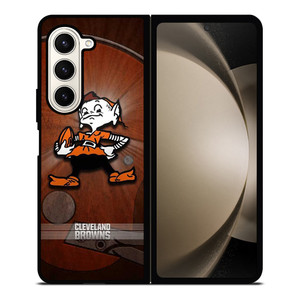 CLEVELAND BROWNS NFL FOOTBALL ICON Samsung Galaxy Z Fold 5 Case Cover CLEVELAND BROWNS NFL FOOTBALL ICON Samsung Galaxy Z Fold 5 Case Cover
