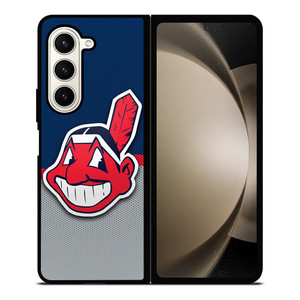 CLEVELAND INDIANS CARBON LOGO Samsung Galaxy Z Fold 5 Case Cover CLEVELAND INDIANS CARBON LOGO Samsung Galaxy Z Fold 5 Case Cover