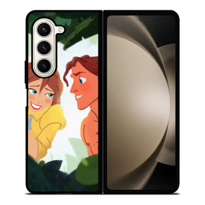 DISNEY TARZAN AND JANE CARTOON Samsung Galaxy Z Fold 5 Case Cover DISNEY TARZAN AND JANE CARTOON Samsung Galaxy Z Fold 5 Case Cover