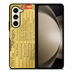 DISNEY WORLD TICKET Samsung Galaxy Z Fold 5 Case Cover DISNEY WORLD TICKET Samsung Galaxy Z Fold 5 Case Cover