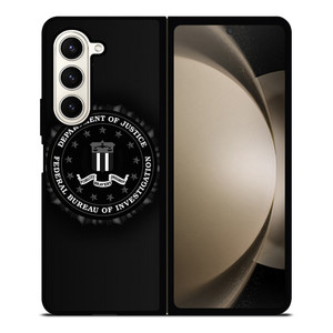 FBI BLACK BADGE Samsung Galaxy Z Fold 5 Case Cover FBI BLACK BADGE Samsung Galaxy Z Fold 5 Case Cover