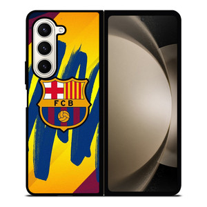 FC BARCELONA BRUSHED LOGO Samsung Galaxy Z Fold 5 Case Cover