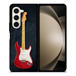 FENDER GUITAR RED Samsung Galaxy Z Fold 5 Case Cover FENDER GUITAR RED Samsung Galaxy Z Fold 5 Case Cover