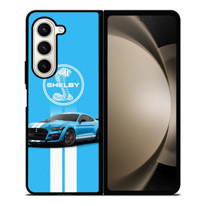 FORD SHELBY BLUE LOGO Samsung Galaxy Z Fold 5 Case Cover FORD SHELBY BLUE LOGO Samsung Galaxy Z Fold 5 Case Cover