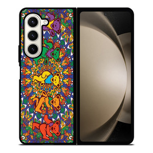GRATEFUL DEAD DANCING BEARS TAPESTRIES Samsung Galaxy Z Fold 5 Case Cover