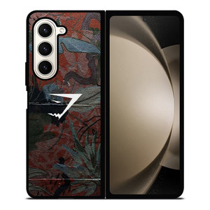 GYMSHARK FLORAL LEATHER Samsung Galaxy Z Fold 5 Case Cover