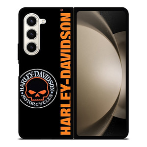 HARLEY DAVIDSON SKULL BADGE Samsung Galaxy Z Fold 5 Case Cover
