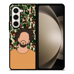 J COLE RAPPER BAPE CAMO Samsung Galaxy Z Fold 5 Case Cover J COLE RAPPER BAPE CAMO Samsung Galaxy Z Fold 5 Case Cover