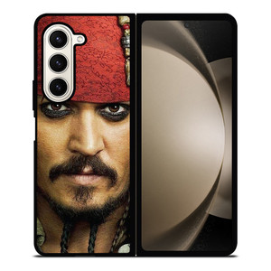 JACK SPARROW FACE PIRATES OF THE CARIBBEAN Samsung Galaxy Z Fold 5 Case Cover