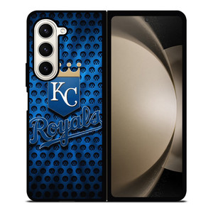 KANSAS CITY ROYALS METAL LOGO Samsung Galaxy Z Fold 5 Case Cover