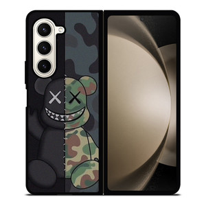 KAWS BLACK CAMO Samsung Galaxy Z Fold 5 Case Cover