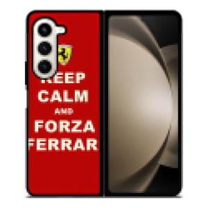 KEEP CALM AND FORZA FERRARI Samsung Galaxy Z Fold 5 Case Cover KEEP CALM AND FORZA FERRARI Samsung Galaxy Z Fold 5 Case Cover