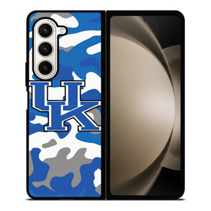 KENTUCKY WILDCATS BASKETBALL CAMO LOGO Samsung Galaxy Z Fold 5 Case Cover