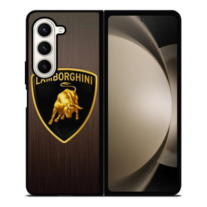 LAMBORGHINI WOODEN LOGO Samsung Galaxy Z Fold 5 Case Cover LAMBORGHINI WOODEN LOGO Samsung Galaxy Z Fold 5 Case Cover