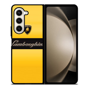 LAMBORGHINI YELLOW LOGO Samsung Galaxy Z Fold 5 Case Cover