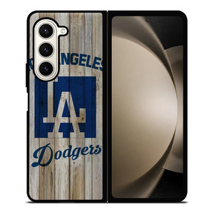 LOS ANGELES DODGERS WHITE WOOD Samsung Galaxy Z Fold 5 Case Cover LOS ANGELES DODGERS WHITE WOOD Samsung Galaxy Z Fold 5 Case Cover