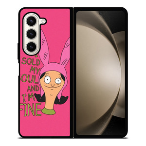 LOUISE BELCHER FUNNY SAYINGS Samsung Galaxy Z Fold 5 Case Cover LOUISE BELCHER FUNNY SAYINGS Samsung Galaxy Z Fold 5 Case Cover