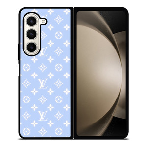 LV LOUIS VUITTON BLUE GLOW Samsung Galaxy Z Fold 5 Case Cover LV LOUIS VUITTON BLUE GLOW Samsung Galaxy Z Fold 5 Case Cover