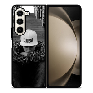 MAC MILLER BLACK WHITE NBA Samsung Galaxy Z Fold 5 Case Cover