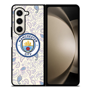 MANCHESTER CITY PUMA PATTERN Samsung Galaxy Z Fold 5 Case Cover MANCHESTER CITY PUMA PATTERN Samsung Galaxy Z Fold 5 Case Cover